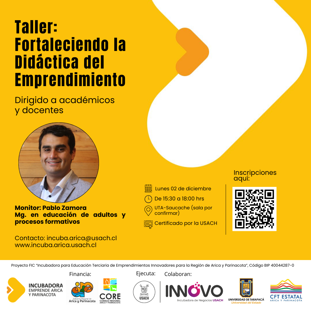 Seminario gratuito de Emprendimiento e Innovación: Actividades con certificación de la USACH